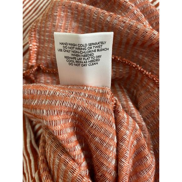 ModCloth For the Bliss of It Jumpsuit High Neck Wide Leg Preppy Red Stripes 2X - Picture 10 of 10